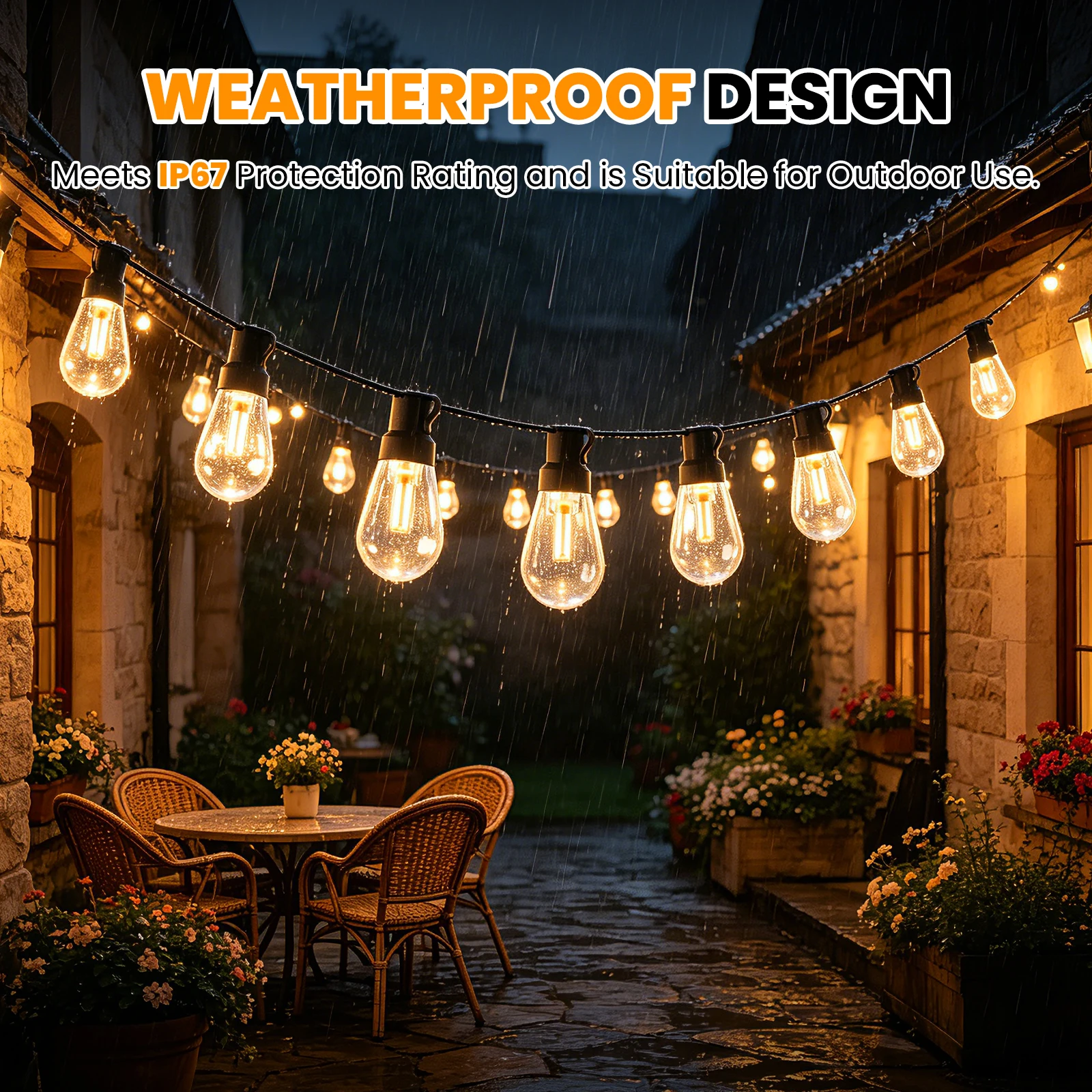 9M 15M 30M 45M 60M 야외 가랜드 조명 스 - Outdoor Camping Lights String 리뷰 및 가격