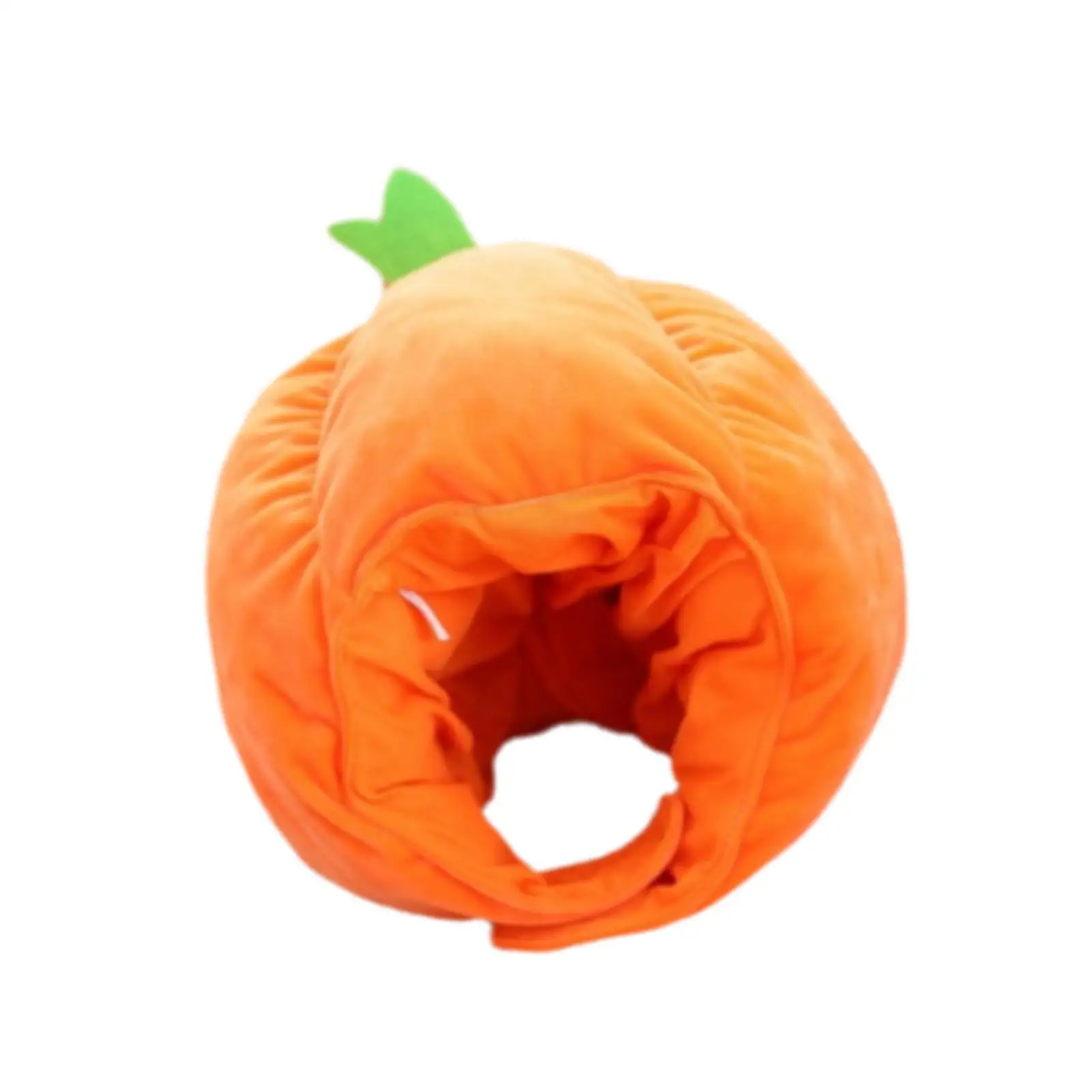 Fun Pumpkin Shaped Stuffed Hat for Halloween Costume Headwear Party Photo Prop Supplies Cosplay Stage Show