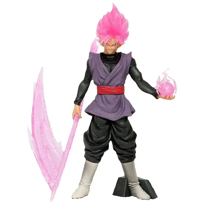 Anime Dragon Ball Z Super Saiyan Son Goku Black Zamasu Battle Ver. PVC Action Figure Statue Collection Model Kids Toys Doll Gift