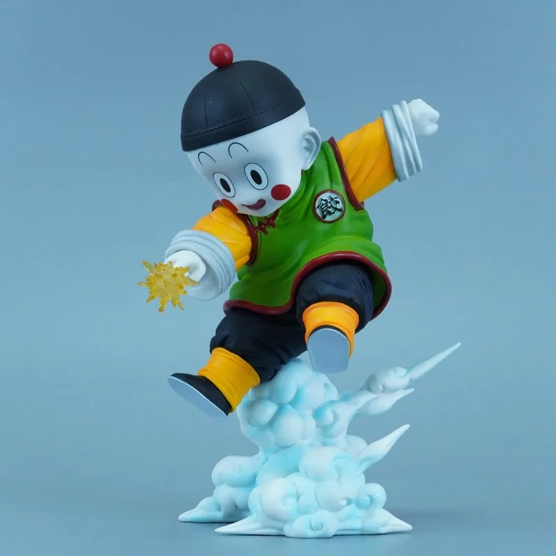 

Новая статуэтка Чиаотзу из Dragon Ball Z, 16 см, серия CS Resonance, поза энергетической атаки, на облачной подставке, коллекционная модель, игрушка, подарок