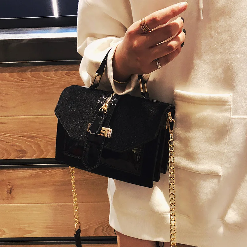 Trendy Japanese Fashion Leopard Crossbody Bag Korean Y2k Aesthetic Lady Top-Handle Vintage Chain All Match Shoulder Handbags