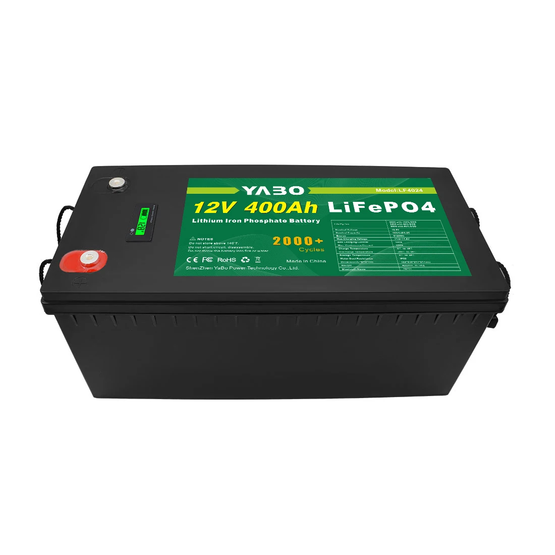 

Long Life Cycle Rechargeable Green Power 12v Lifepo4 Lithium Battery Pack 150Ah 400Ah 12V lithium battery