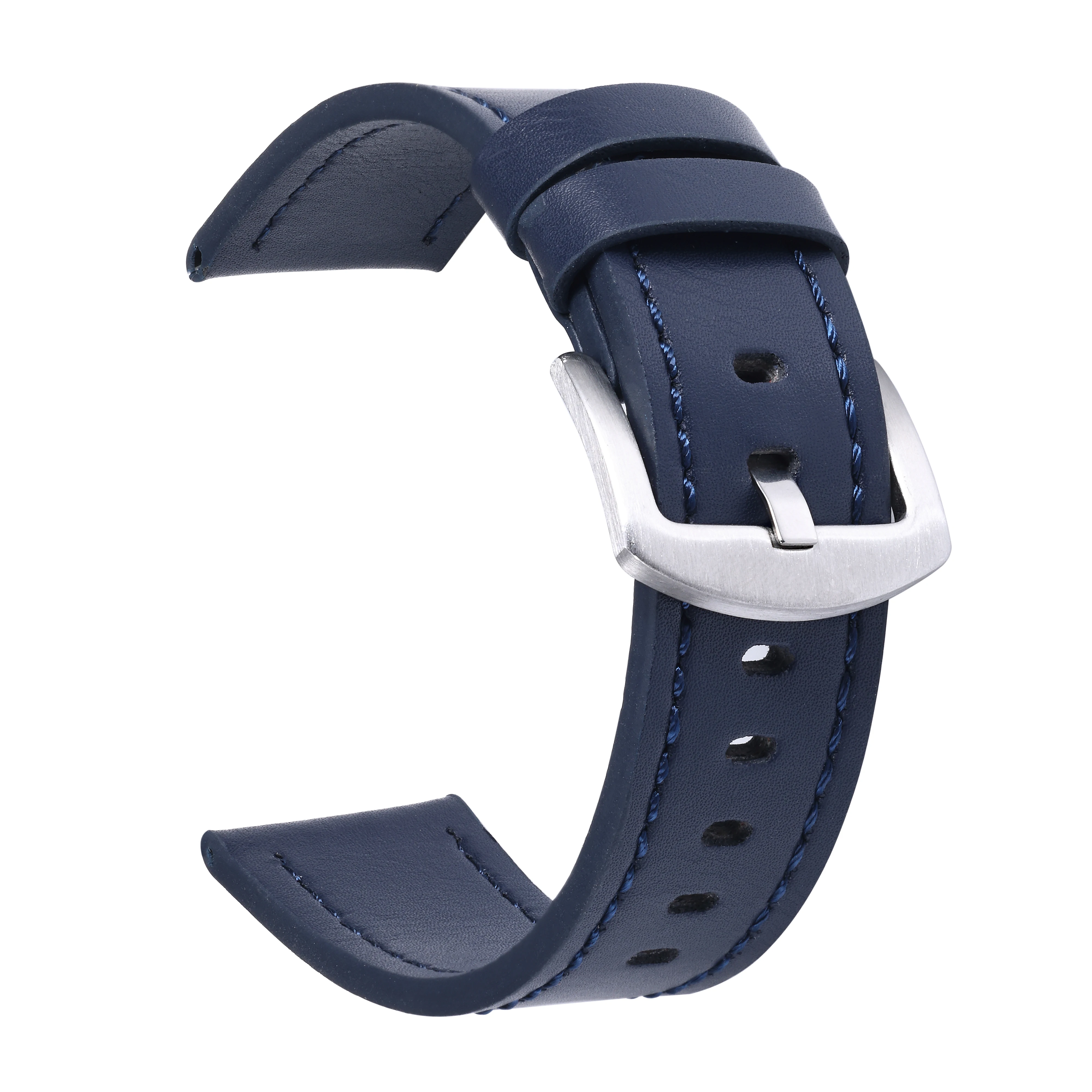 20mm 22mm Strap For Samsung Galaxy Watch 4 44mm 40mm 5 Pro Active 2 Gear S3 Leather Correa Bracelet for Amazfit GTS/2/2E/GTS2 image 5