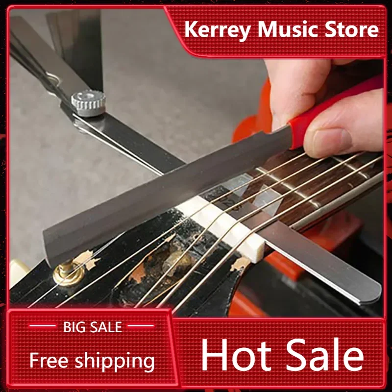 

Guitar Measuring Gap Ruler String Distance Neck Nut Polishing Auxiliary Repair Adjustment Instrument Tool Accessories
