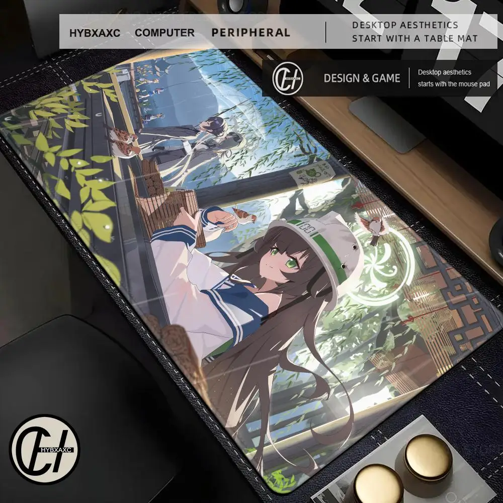 Podkładka pod mysz Ryuuge Kisaki hentai Sexy girl Blue Archive Game HD print Duża podkładka pod klawiaturę i mysz do gier z obszyciem LockEdge PC E-Sports Desk Mat