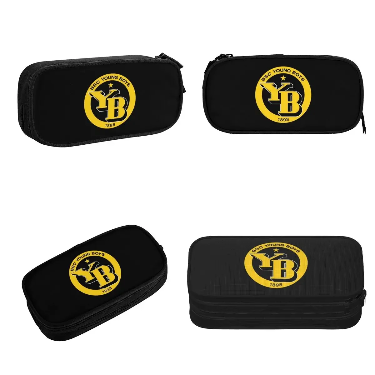 BSC Young Boys Swiss Football Sports Fans Bern Switzerland Pencil Cases Large Capacity Pen Bags Pen Box Pencil Pouch Boy Girl