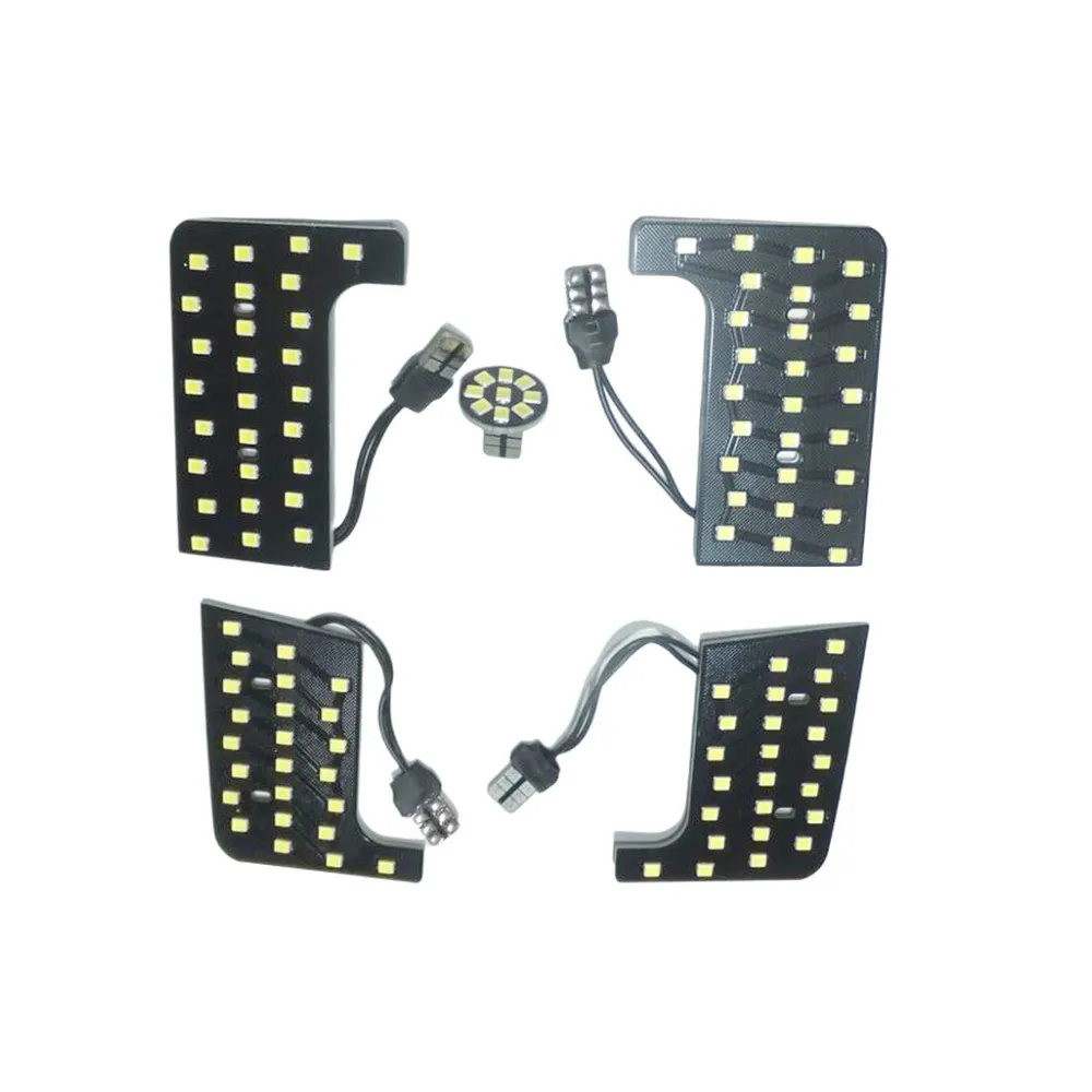 

July King Compatible For Nissan Teana Altima Sylphy Sentra 2019+ Without Skylight 5pcs 6000K LED Indoor Reading Dome Map Lights