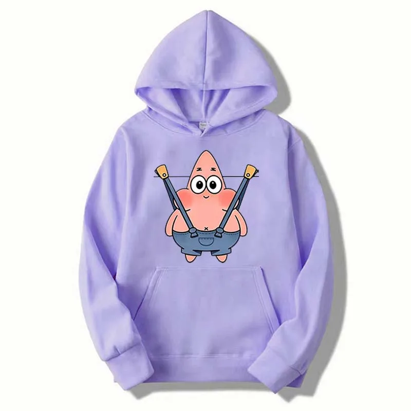 Cute Patrick Star Anime Cartoon 2026 New Men's Hoodie Women's Pullover Couple Outdoor Sweatshirt Free Shipping