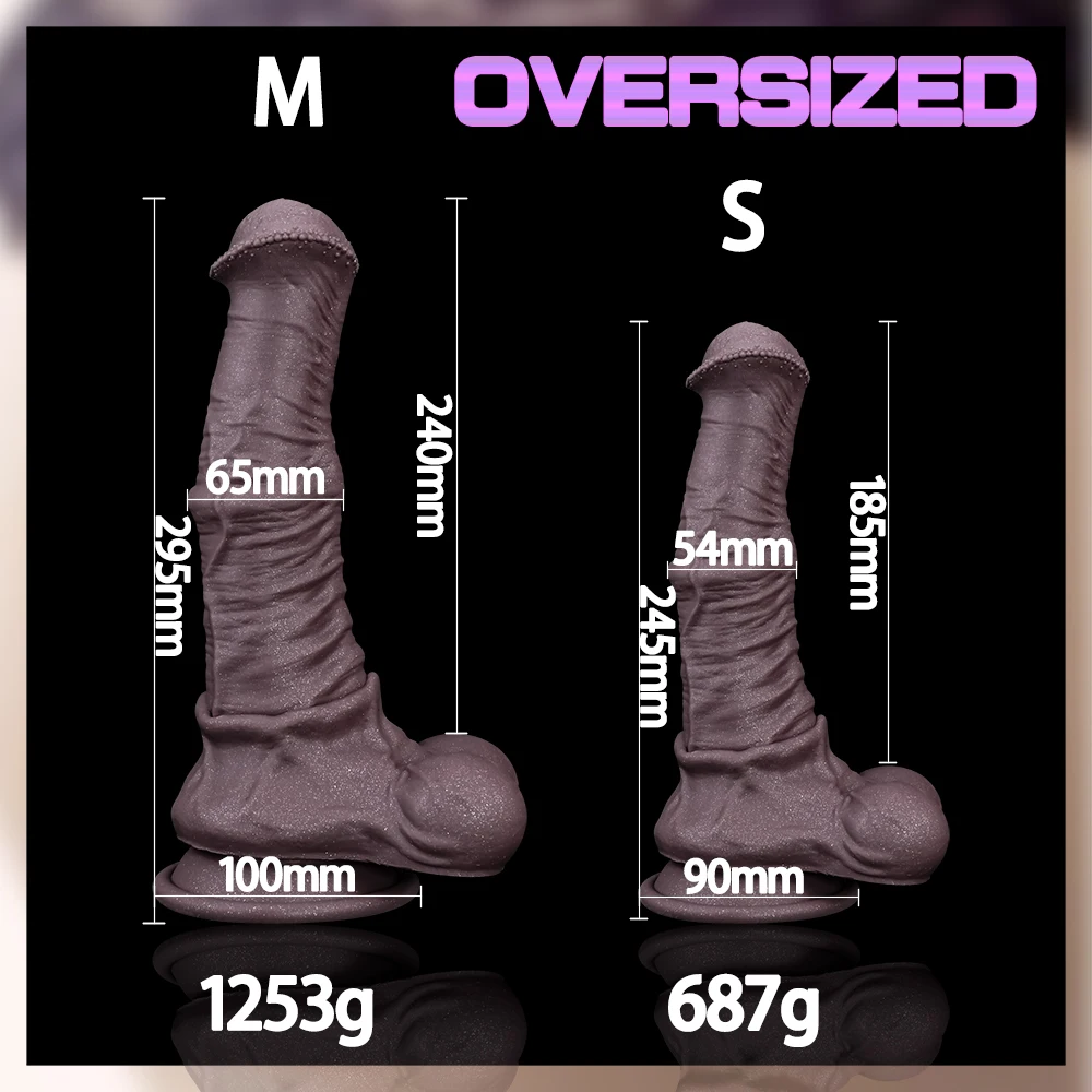 Animal Horse Huge Dildo Big Penis Soft Silicone Suction Cup Vagina Massage Masturbators Anal Dildos Adult Sex Toys for Women Men