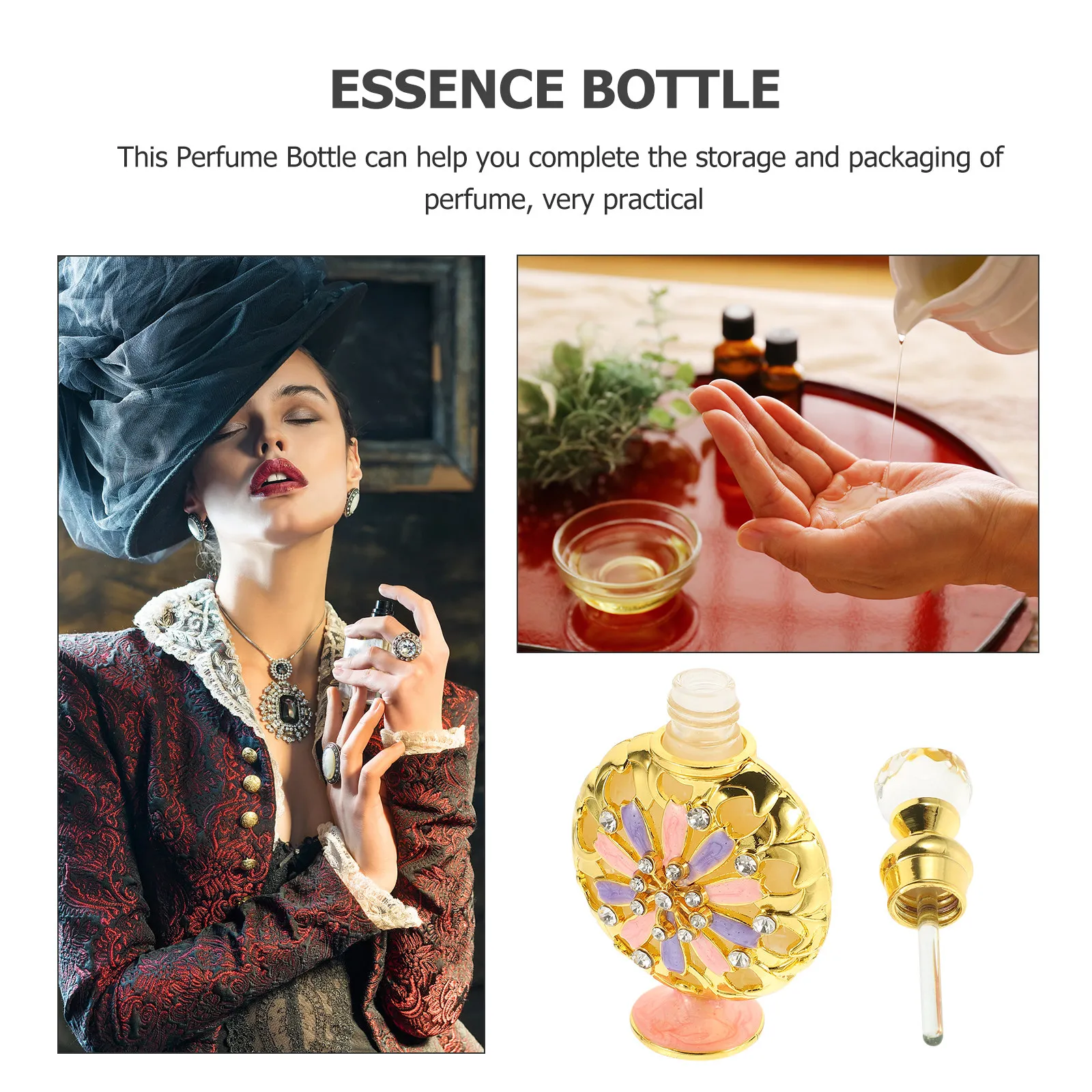 

Флакон для парфюмерии 30 мл, стеклянный, дорожный, многоразовый, для эфирных масел, прочный, безопасный, практичный, для хранения, для духов, для мазей