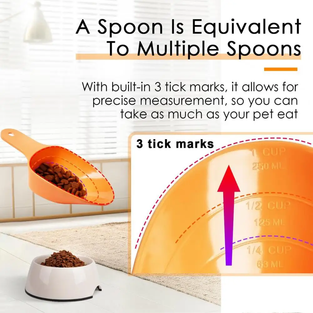 Pet Food Measuring Spoon for Dogs Cats Birds Accurate Measurements Food Measuring Tool Pet Feeding Spoon Pet Supplies