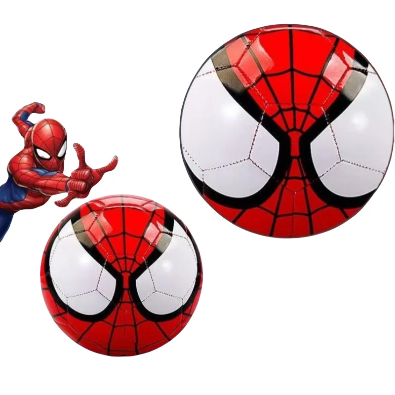 

Marvel Cartoon Spider-Man Football Ball Number 3 5 Student Football Campus Training Game PVC Football Children Birthday Gift Toy