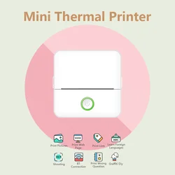 X6 Mini Thermal Printer Paper Label Sticker Colorful Adhesive Self-adhesive Paper For Wireless Bluetooth Photo Inkless Printer