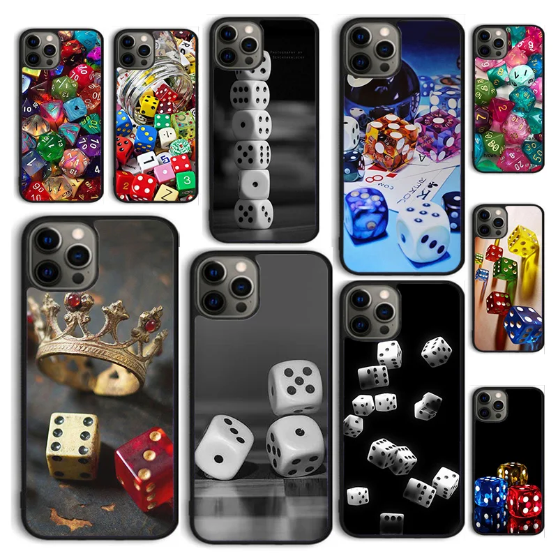 

Autumu Lucky Dice Phone Case Cover for iPhone 16 15 12 mini 11 13 14 Pro Max SE 2020 Apple 6S 7 8 Plus Coque