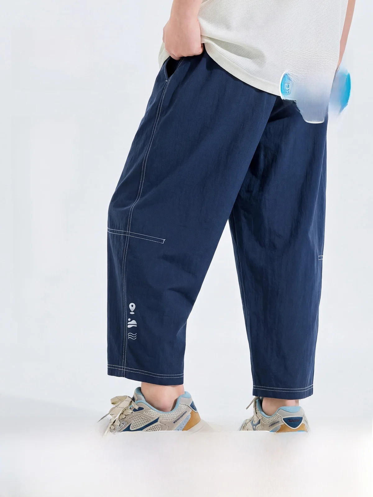

Cool Feeling Boys' Casual Sports Pants Summer Thin Long Trousers Children's Clothing Big Kids' Summer Casual Fashion Nylon Sp...
