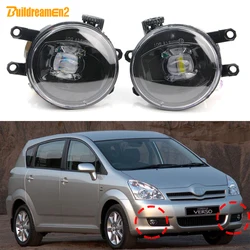 2 Pieces LED Fog Light Assembly DRL H11 For Toyota Corolla Verso MPV 2006 2007 2008 2009 30W 8000LM Car Front Fog Lamp Daylight