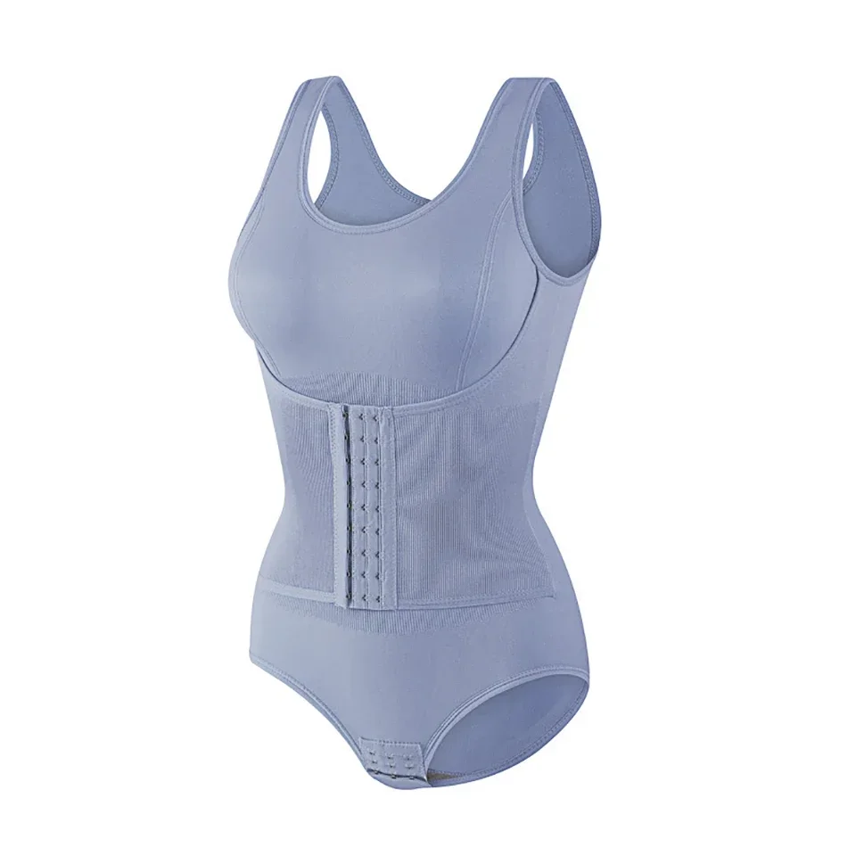 Nieuwe bodysuit shapewear met ritsriem Dames buikcontrole Fajas Body Shaper Taille Trainer Afslankende Cincher Corset Tops