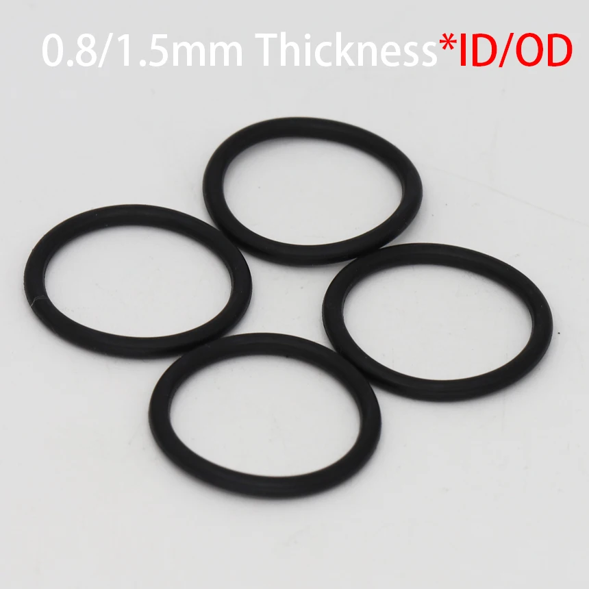 

61/62/63/64/65/66/67/68/69/70/71/72/73/74.5mm OD 1.5mm Thickness CS Black NBR Oring Rubber Round Washer Oil Seal Gasket O Ring