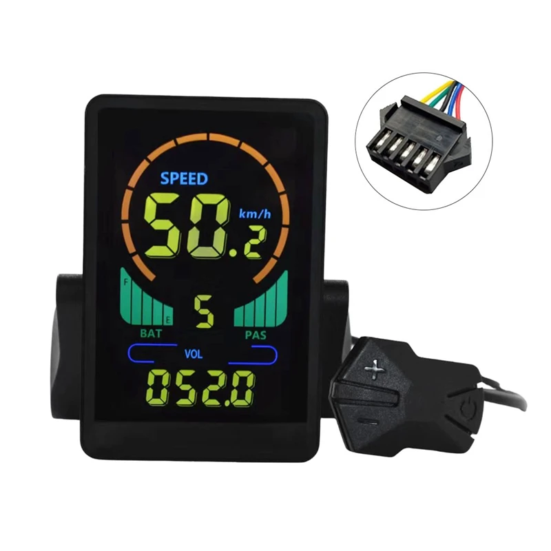 M7C Electric Bike LCD Display Color Meter 24V-60V E Scooter LCD Panel With USB UART For Mountain Electric Bike