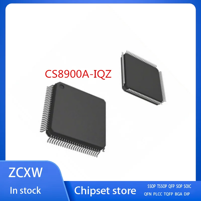 

2PCS/LOT NEW CS8900A-IQZ CS8900A-IQ CS8900A TQFP-100