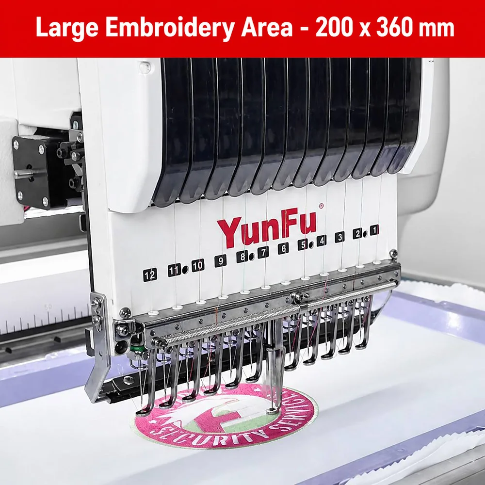 Computerized High Speed Embroidery Machine Accessories 12 Needle Single Bottom Inspection Alarm Panel Assembly
