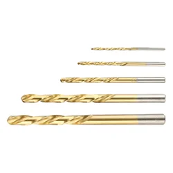 5 adet HSS Sol El Matkap Ucu Düz Şaft Kırık Cıvata Hasarlı Vida Çıkarıcı Seti 3.2/4.8/6.4/8/8.7mm Sondaj ağaç İşleme aleti