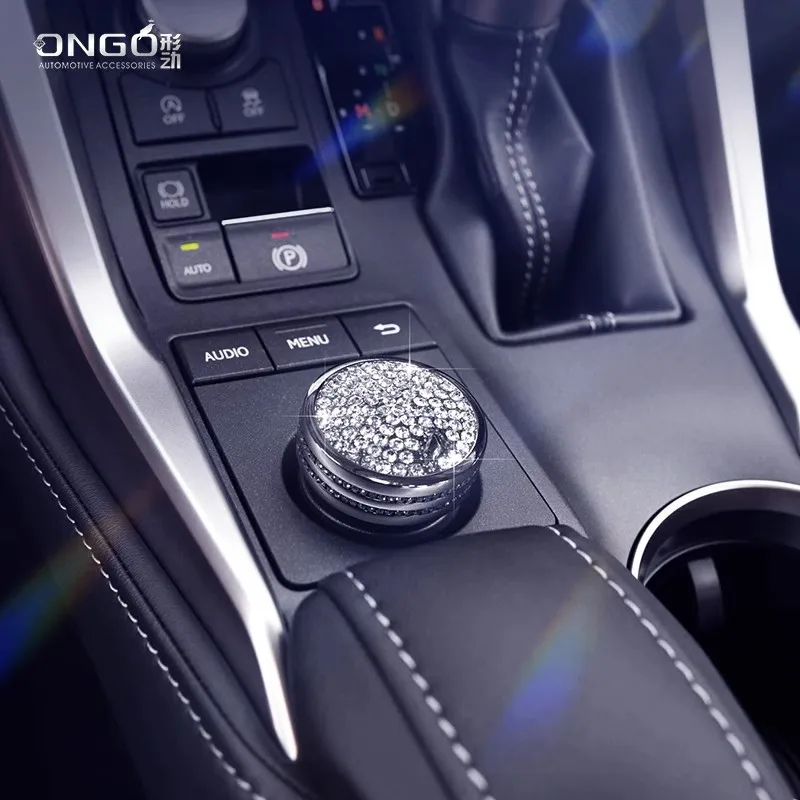 ONGO is suitable for Lexus NX200t 300h steering wheel label interior crystal diamond decoration modification