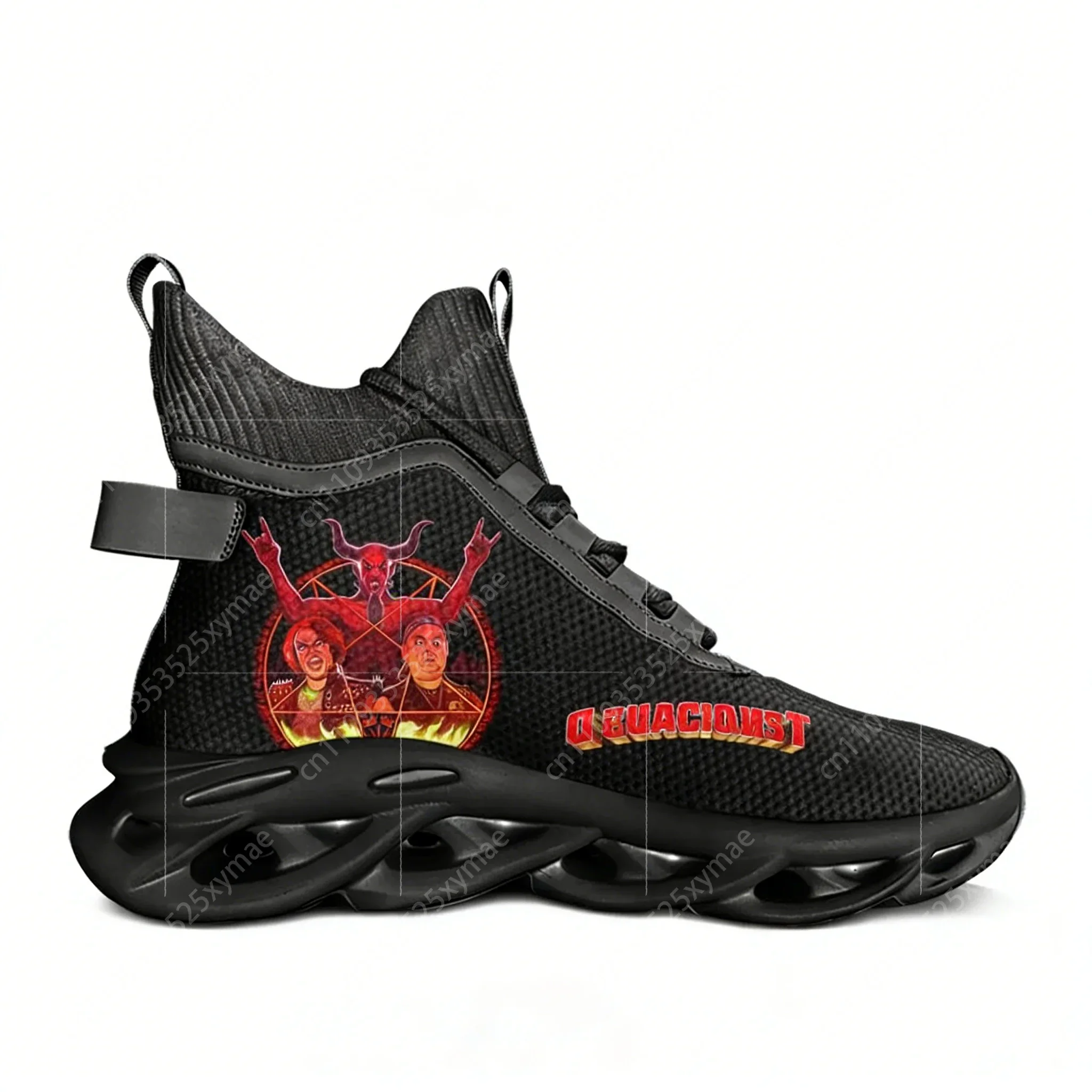 

Tenacious D Rock Band High Top Flats Sneakers Motorcycle Tour Mens Womes Casual Shoes Running Shoes Sneaker Footwear Custom Shoe