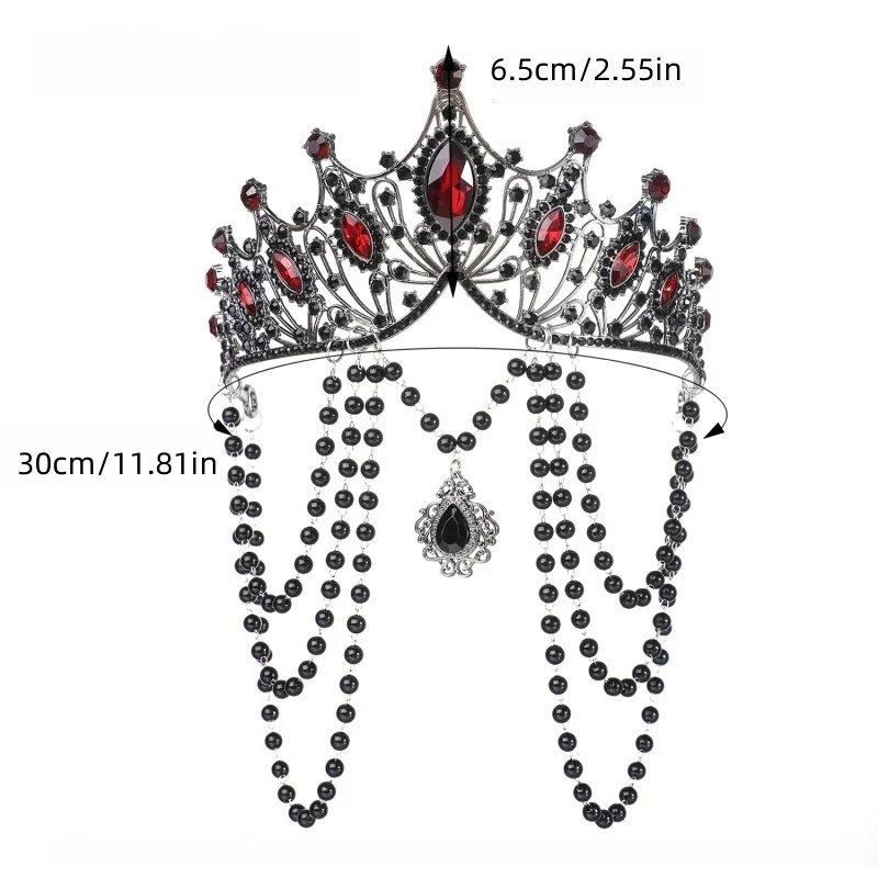 Baroque Crystal Tiaras And Crowns Headband For Women Party Bridal Wedding Hair Accessories Jewelry Crown Tiara Headband Gift image 6