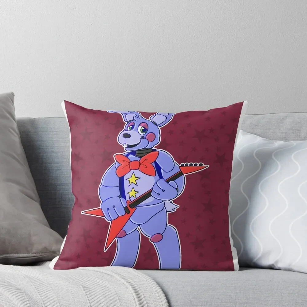 Rockstar Bonnie Throw Pillow Room decorating items Anime pillow