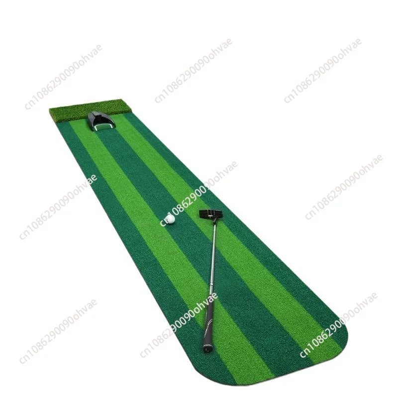 Golf putter home indoor office mini fairway green blanket set 58cm wide.