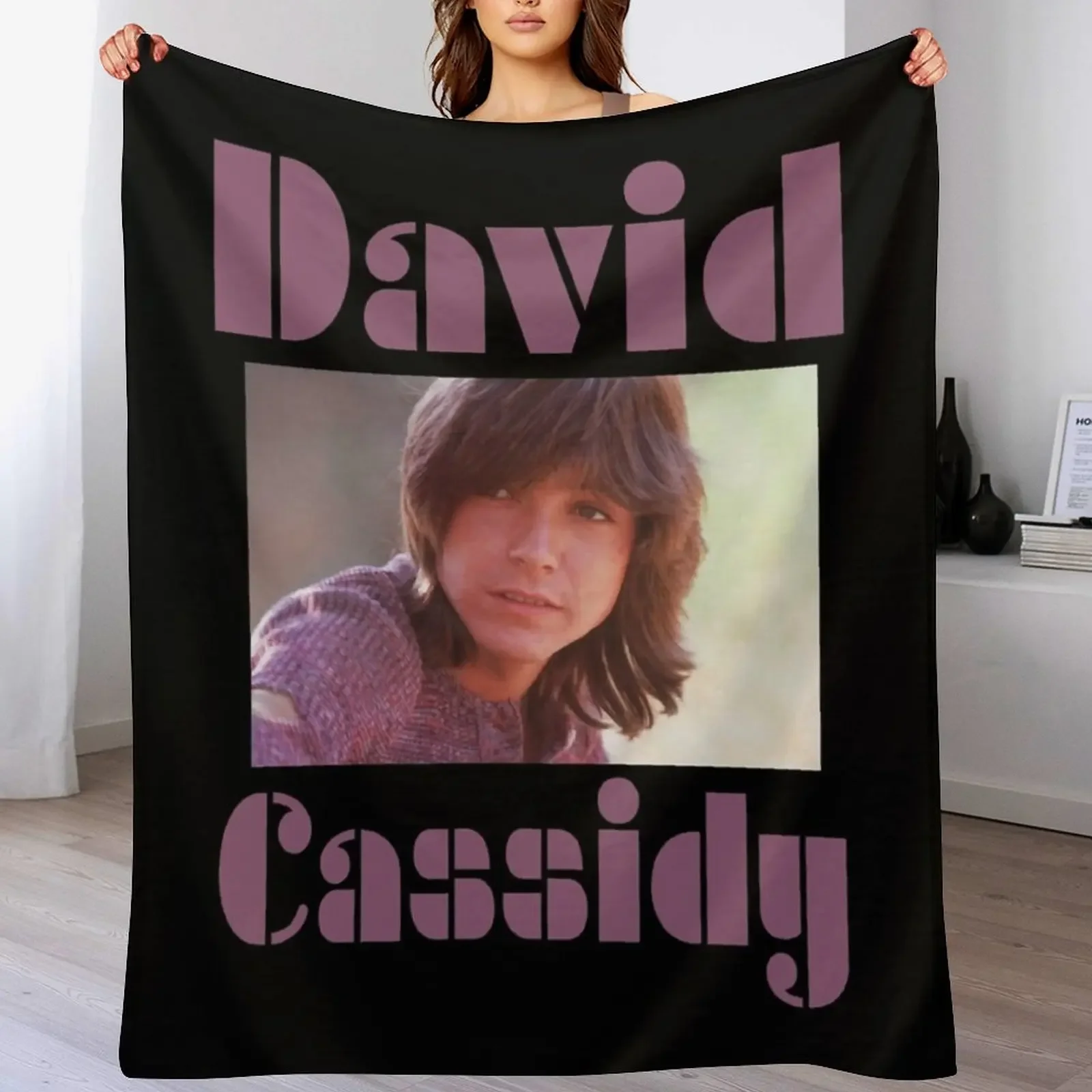 David Cassidy Throw Blanket Retros Sofas Nap Luxury St Blankets