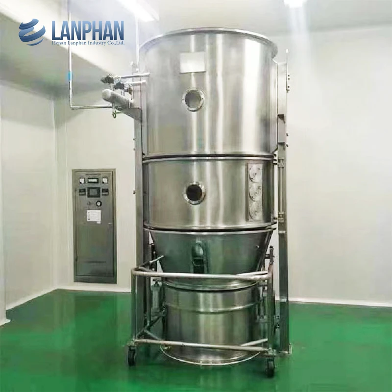 Factory Supply High Performance Vertical Fluidized Granulator Machine Series Fluid-bed Granulator Coater