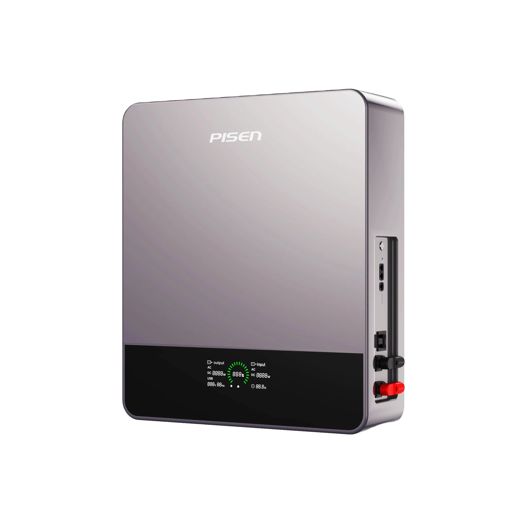 

PISEN Home Commercial Use 5KWh/10KWh Stackable Lifepo4 Battery 100AH 200ah Solar Power Energy System 51.2V Solar Kit For Home