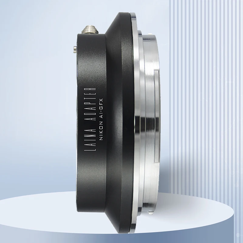 Adaptador LENNAI para Lentes de Formato Completo a Cámaras de Formato Medio, Adaptador para Lentes Nikon AI con Montura F a Cámaras Digitales Fujifilm GFX 50S / 100S