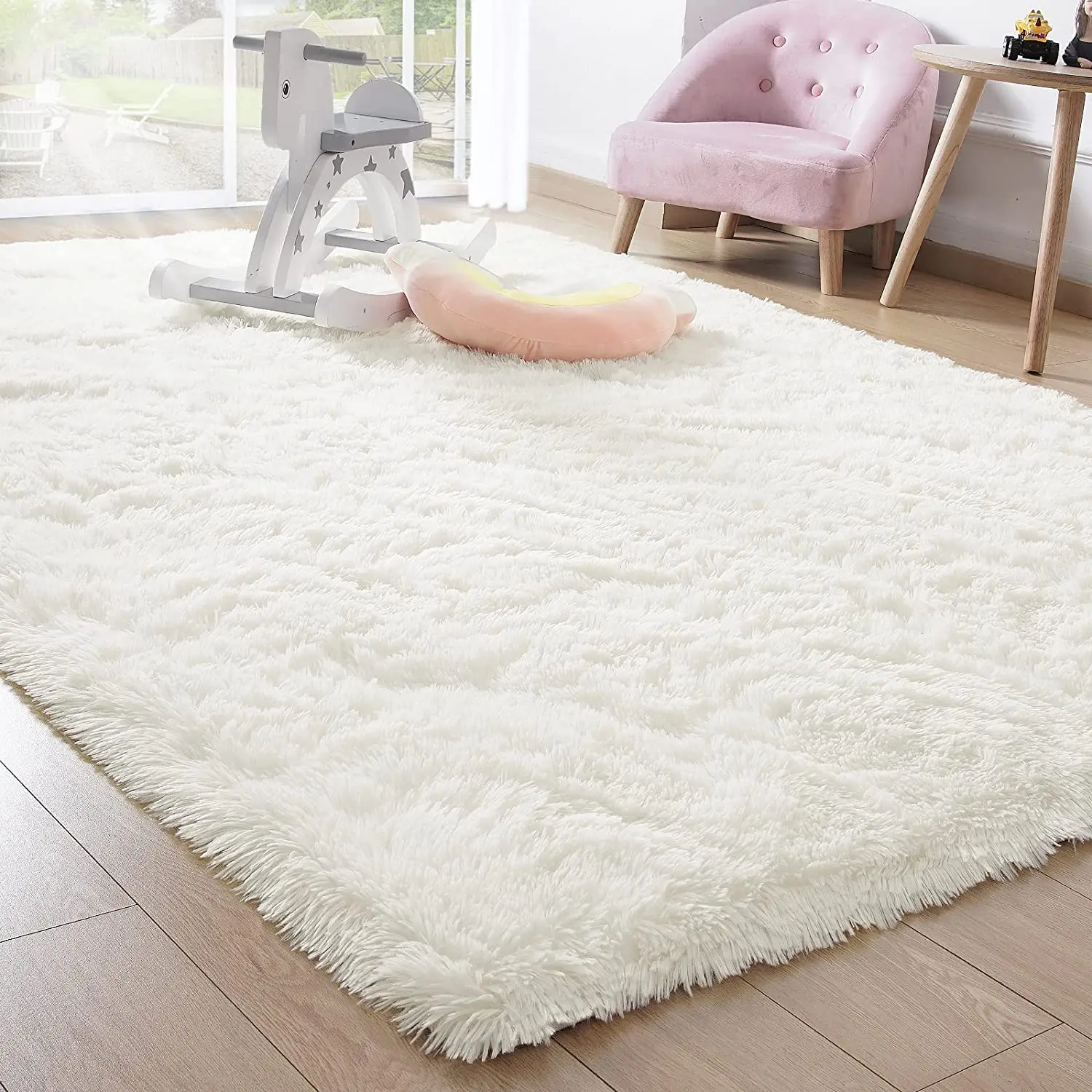 LOCHAS Plush Carpet for decoration home Large size Rug Fluffy carpets for living room decor hairy rugs for Bedroom room mats