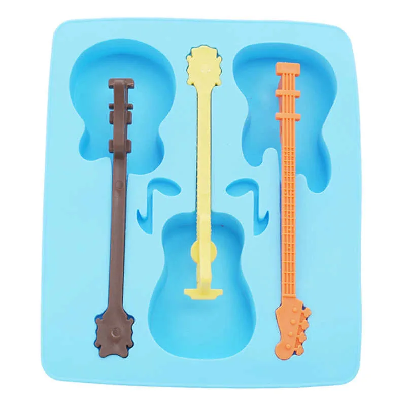 Forma de Silicone mould plastic guitar cable guitar 3D