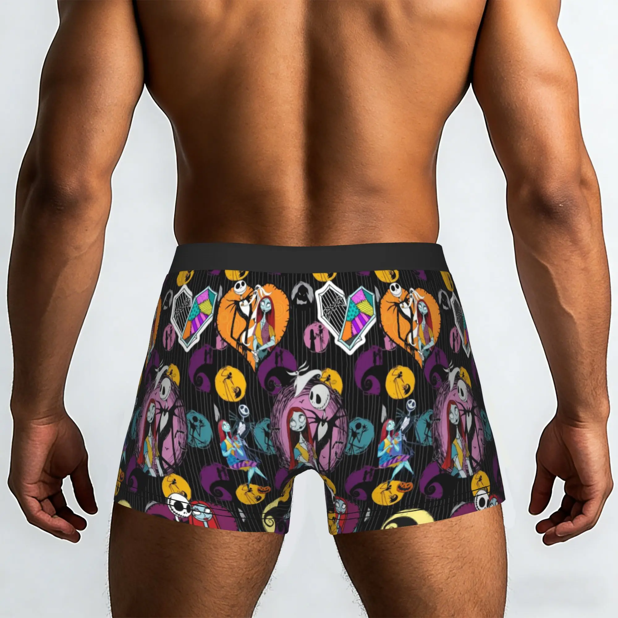 Custom Jack Anime S-Skellingtones Underwear Men Printed  Boxer Shorts Panties Briefs Breathable Underpants