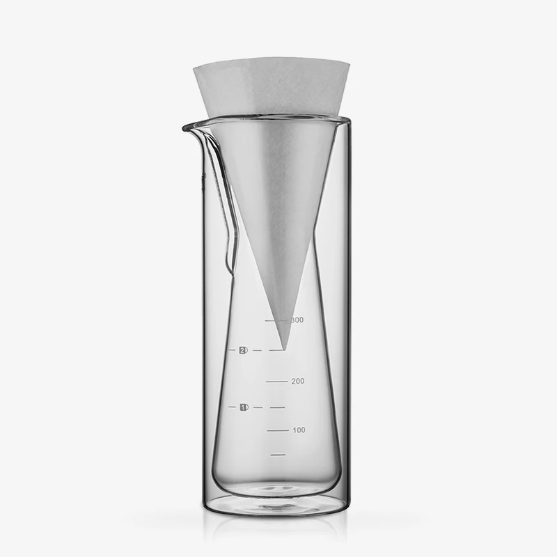 

Imperial 70 Degree Sharing Pot Vacuum Insulated Coffee Pot Double Layer Glass Pot Heat Resistant DIY Hand Flushing Drip