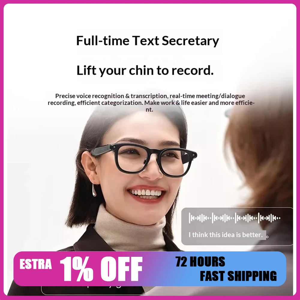 RayNeo V3 Slim AR Glasses 5P Custom Optical Lens 39g Falcon Imaging Plus IMX681 Sensor Smart Glasses 12 Million Pixels Gifts