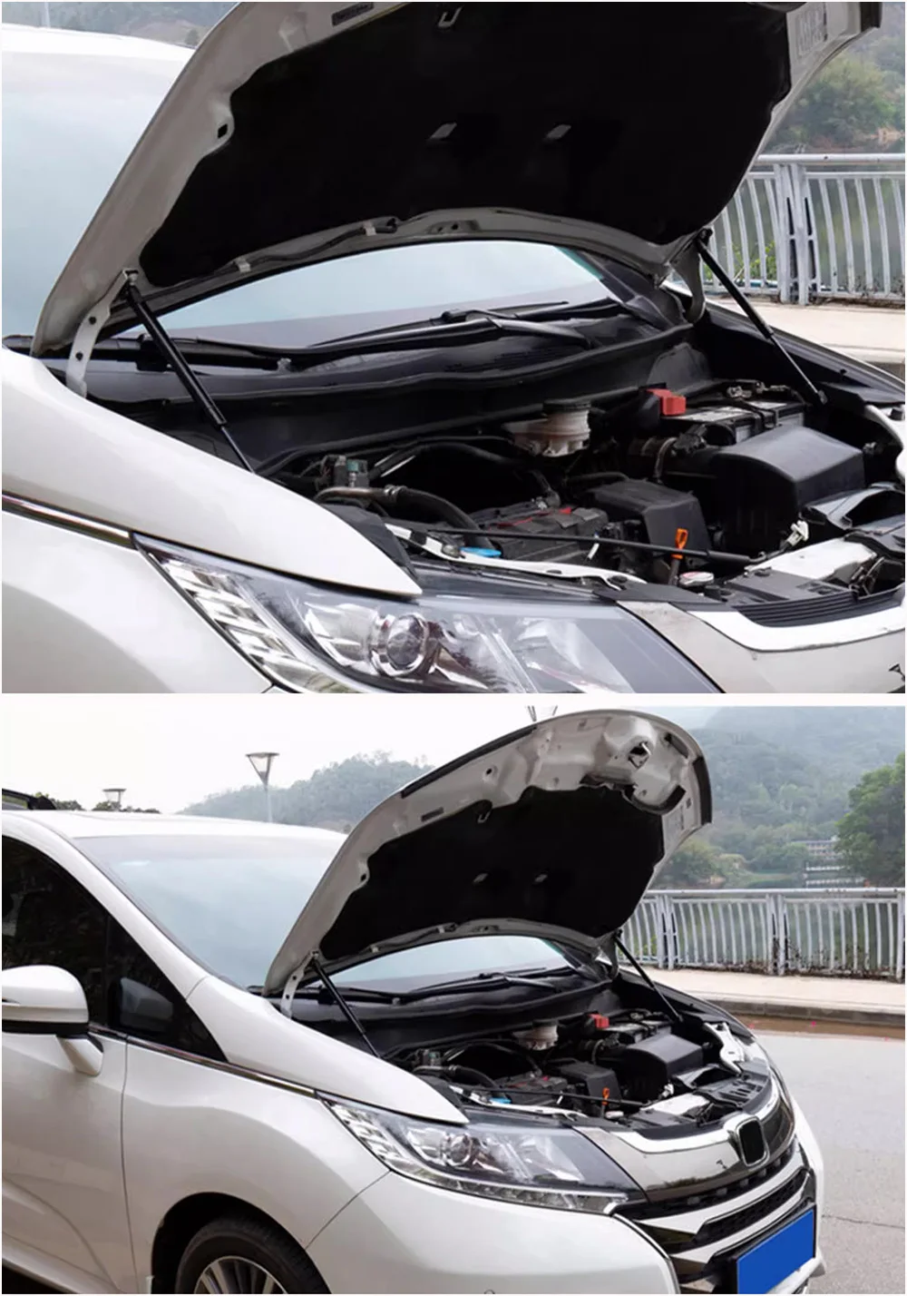 Front Hood Gas Struts Shock Absorber Lift Supports Car Styling Accessories For Honda Odyssey 2015-2021