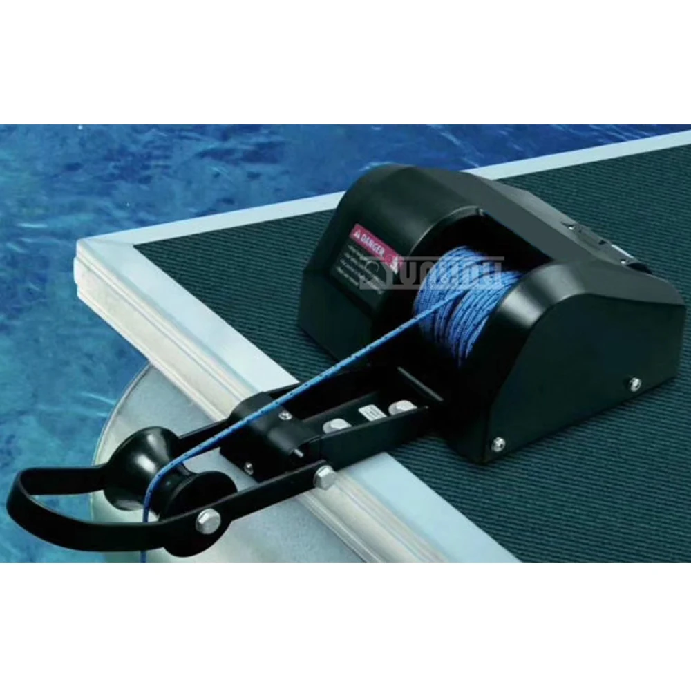 Imagem -04 - Electric Boat Anchor Winch 12v Molinete para Navios e Barcos Controle Remoto