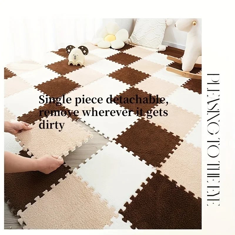 30x30x1 سنتيمتر 8/16 قطعة الطفل تلعب حصيرة السجاد للطفل إيفا رغوة عدم الانزلاق أفخم السجاد غرفة نوم السرير المتشابكة حصيرة DHDH