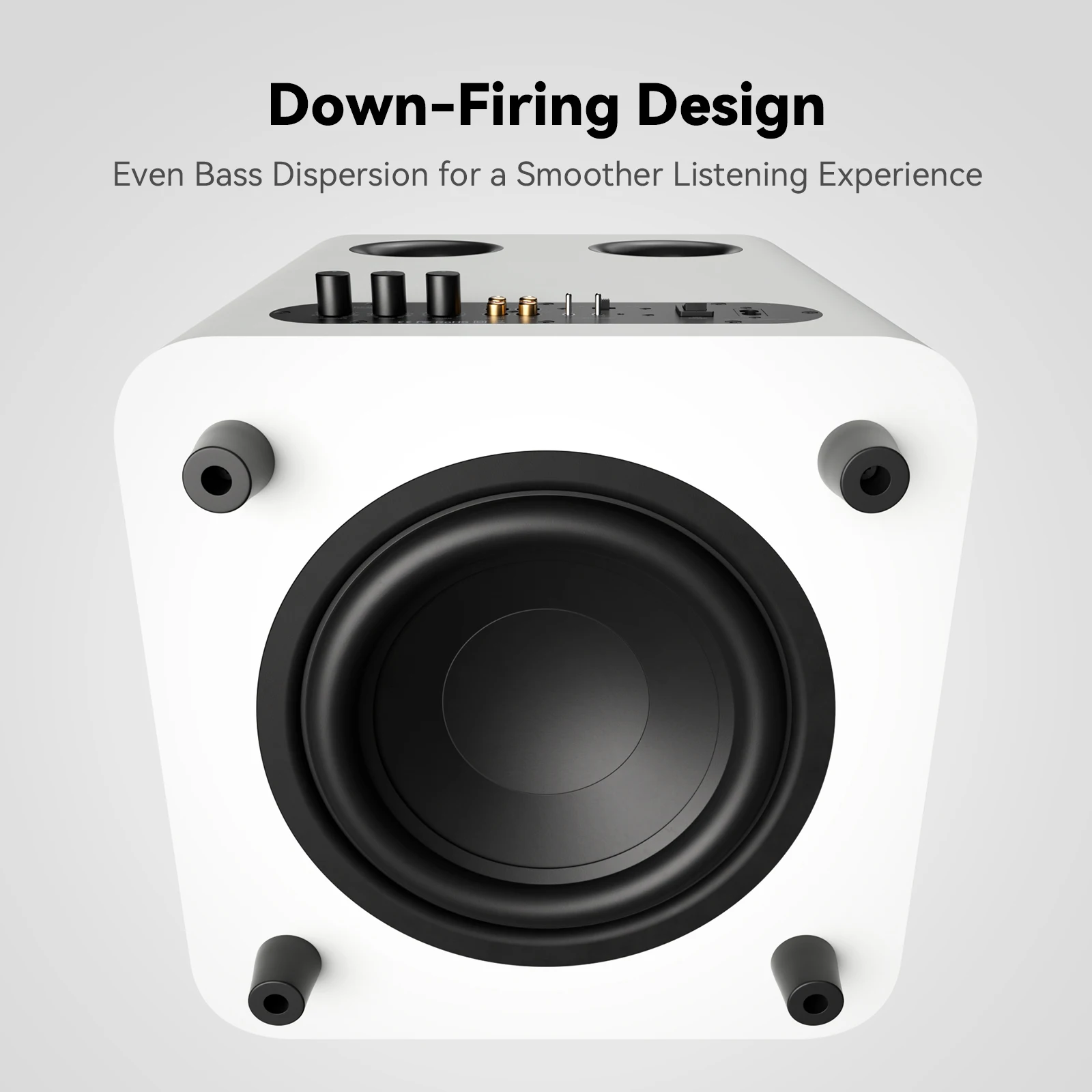 Fosi Audio SW10 Активный сабвуфер HiFi 500 Вт Пиковая мощность Сабвуфер 10-дюймовый драйвер Аудиодинамик для домашнего кинотеатра