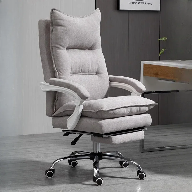 

Pc Room Chair Stool Wheels Bedroom Relaxing Work Chairs Living Computer Furniture Luxury Comfy Silla De Escritorio Office Desk