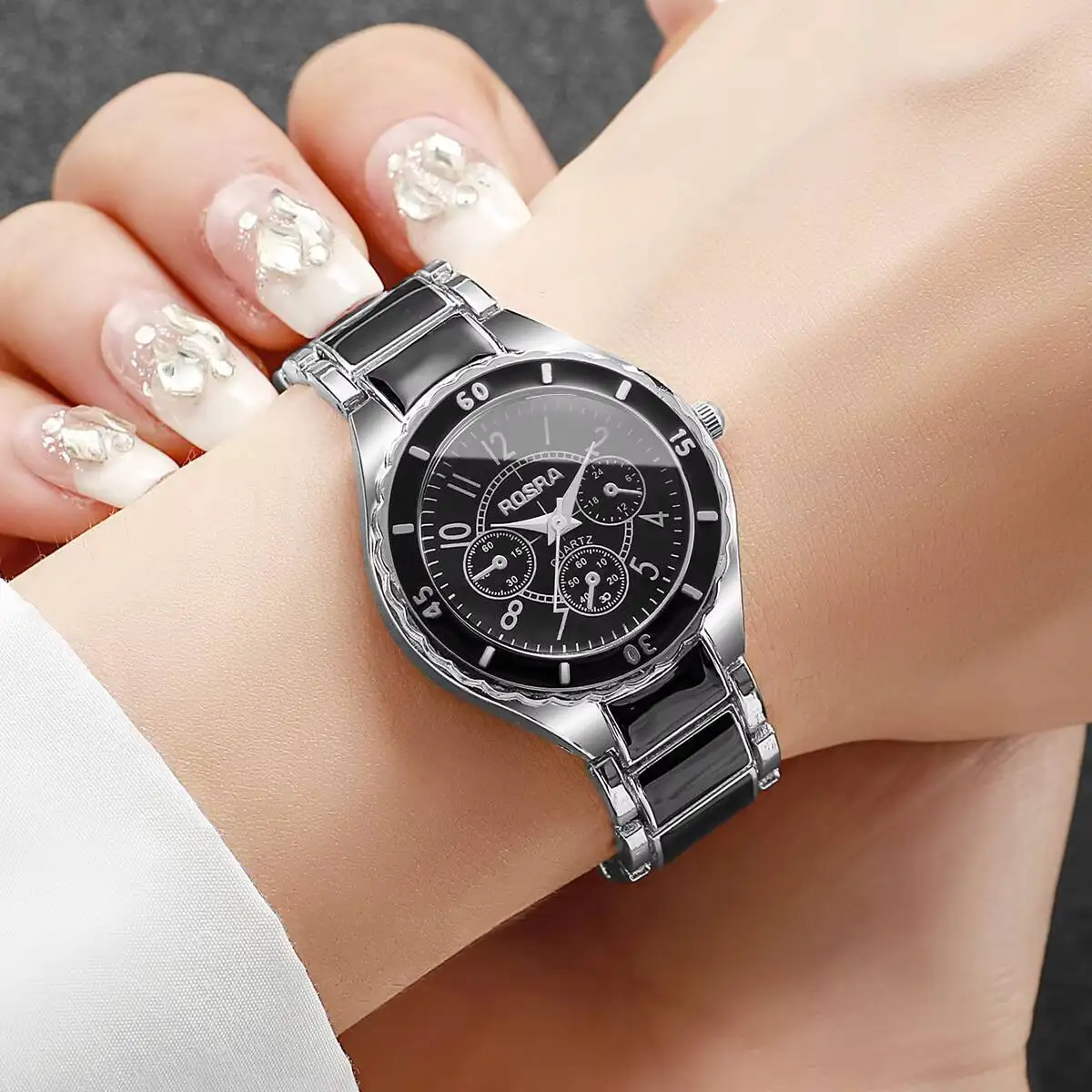 Luxury Women Watches Fashion Arabic Dial Quartz Wristwatches Ladies Watch Girls Clock Reloj Mujer（Without Box）