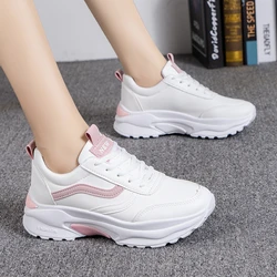 Fashion Vulcanized Casual Women's Platform Sneakers White Basket Female All-match Comfortable Breathable Women's Sports Shoes