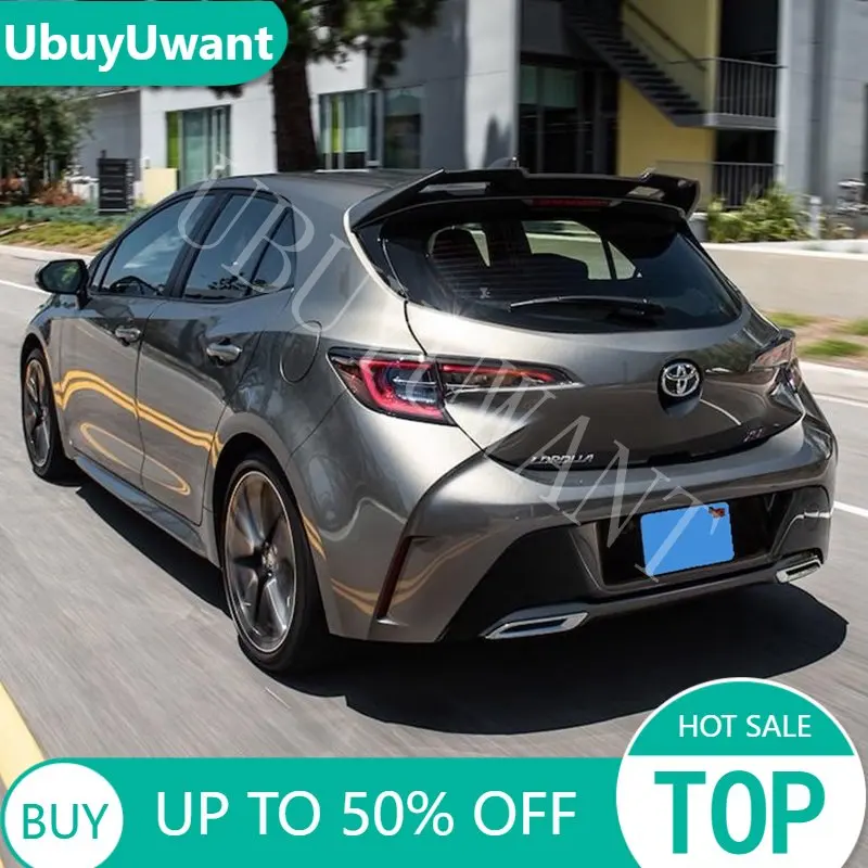 

Painted Deflector Spoiler Tail Rear Wings Primer Color for Toyota Corolla Hatchback 2019