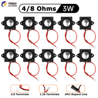 1PCS 5PCS 10PCS 4 Ohm 8 ohm 3W Speaker Full Range Cavity Sound Speaker High Fidelity Speaker 1.25/2.0 terminal 2P Dupont line
