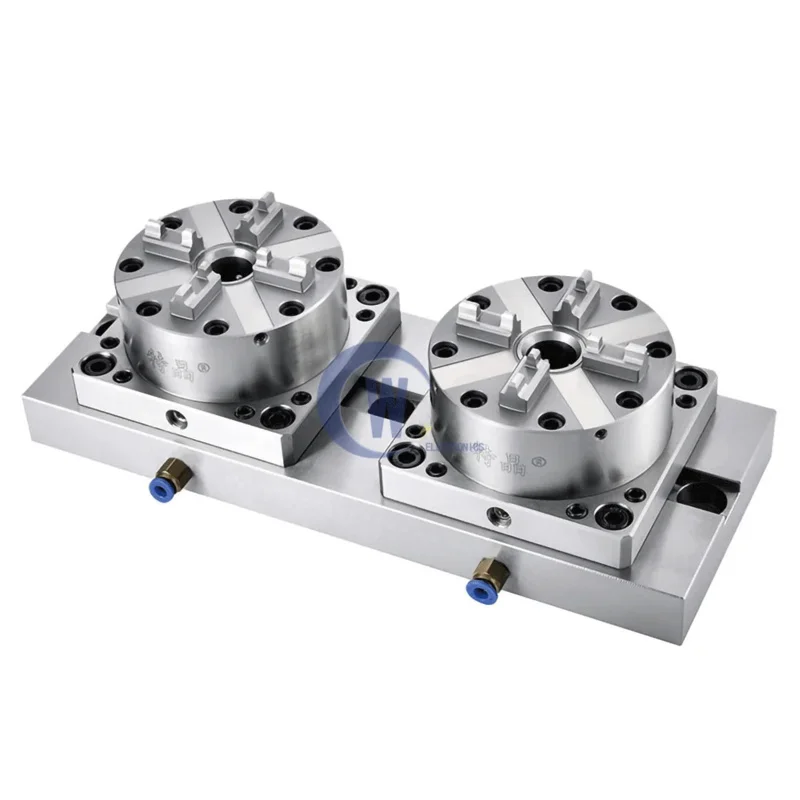 100mm Pneumatic manual Chuck for EDM Spark Machine Electrode Clamping Precision CNC Engraving Chuck apply to ER Interface